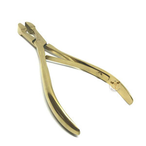Luxury Gold Plated Hair <b>Extension</b> Pliers Premium <b>Micro</b> Ring Crimping Salon Tool Stainless Steel Nano Rings Keratin Bond Removal - Product Image 2