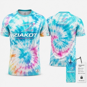 เสื้อยืด ZIAKOT รุ่นใหม่ ออกแบบใหม่สำหรับผู้ชาย สีดำ ขาว-เทา สำหรับออกกำลังกาย - Product Image 6