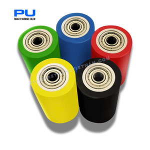 Machines de production de roues à rouleaux en aluminium et PU durables Numéro de modèle Rouleau en caoutchouc Roue en polyuréthane Matériau en caoutchouc durable - Product Image 2