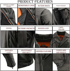 Veste de moto unisexe SAMROZ SPORTS, respirante, imperméable, réversible, avec logo frontal, protection pour le motocross - Product Image 2