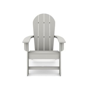 Sedia Adirondack in Legno Sintetico HDPE Grigio Scuro di Alta Qualità per Piscina, Patio e Giardino Elegante - Product Image 4