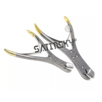 SATINSKY ENTERPRISES Set 3pcs Alat Pembersih Gigi Hewan Manual dari Baja Khusus Tungsten Carbide untuk Mengisi dan Membersihkan Kawat Gigi