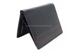 Cartera de cuero de vaca genuino con ranura para tarjeta de bolsillo RFID que bloquea la cartera de cuero plegable para hombres - Product Image 4