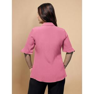 Camisa Transpirable para Mujer con Botones Frontales y Diseño Atemporal para el Trabajo y Salidas Informales, Compre Directamente del Proveedor - Product Image 3