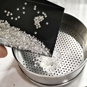 Diamants ronds blancs de couleur D E F, pureté VVS VS, cultivés en laboratoire, qualité Minus Three, excellents, polis, pour la fabrication de bijoux - Product Image 4