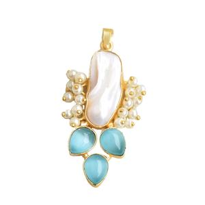 Collar con Dije de Estilo Bohemio con Acabado Antiguo, Joyería de Moda Unisex Hecha a Mano, Lista para Enviar al por Mayor - Product Image 1