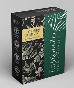 RAJNIGANDHA <b>BACKFLOW</b> <b>INCENSE</b> CONES PREMIUM - Product Image 2