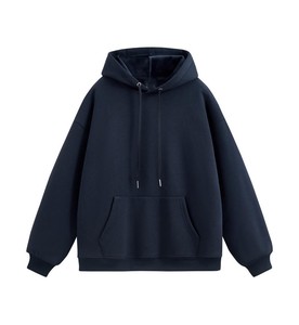 Custom <b>White</b> <b>Men</b> Pullover Hoodie Relaxed Fit Fleece <b>Sweatshirt</b> Wholesale Casual Streetwear Apparels Supply Bulk B2B USA EU UK - Product Image 3