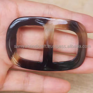 Anillo para Bufanda de Cuerno de Búfalo Pulido de Alta Calidad, Estilo Europeo, Artesanía Natural Hecha a Mano, Varios Tamaños, Regalo Perfecto para Mamá - Product Image 3