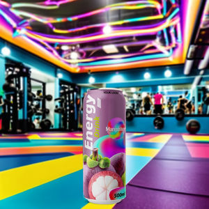 Boisson Énergisante Privée au Ginseng et Taurine, Saine, Vitamines et Minéraux, Faible en Gras, Sans Sucre, Faible en Glucides, Saveur Fruitée Naturelle, Performance - Product Image 1