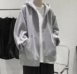 Sudadera con Capucha y Cierre Completo, Diseño Transpirable, Ligera, para Hombre, Invierno, Gimnasio, Entrenamiento, Fisicoculturismo, 100% Algodón - Product Image 6