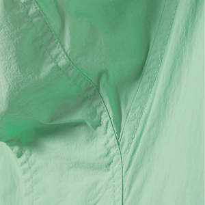 Vestes pour hommes personnalisées de bonne qualité, veste à capuche en nylon vert lime à demi-zip, coupe régulière avec poche à rabat, vêtements - Product Image 4