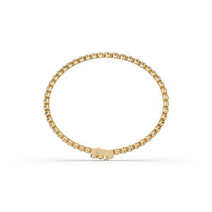 3.31 CARAT Luxeshine Women's Lab Grown Diamond Round Brilliant Cut 14K <b>Solid</b> <b>Gold</b> Bracelet for Party Wedding - Product Image 4