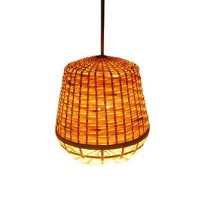 Lámpara colgante de diseño chino tradicional, lámpara de ratán, pantalla tejida de bambú para cocina, Hotel, Villa, hecho a mano, Vietnam - Product Image 3