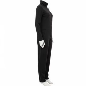 ชุดจั๊มสูทโพลีเอสเตอร์ผ้ายืดถักแบบกันน้ำ ระบายอากาศได้ดี ยืดหยุ่นได้ทั้งตัว เหมาะสำหรับกีฬากลางแจ้ง ฟิตเนส ชุดออกกำลังกาย และชุดทำงาน - Product Image 1