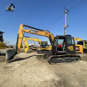 Excavatrice sur chenilles robuste d'occasion Sany SY155C avec moteur Isuzu et hydraulique Kawasaki pour travaux de construction, d'exploitation minière et routiers - Product Image 1