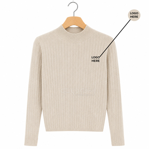 Cosh International Sorority Sisterhood Acrylic <b>Beige</b> Knitted Crew Neck <b>Cardigan</b> Long Sleeve Minimalist Solid Color All Seasons - Product Image 1