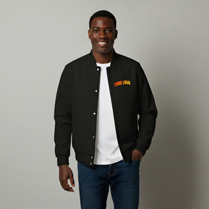 High Quality 100% Wool Men's Winter Varsity Jacket Waterproof Breathable Anti-Bacterial Windproof Hooded Canvas Casual Front - Product Image 3