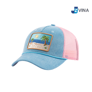 Custom Logo <b>Cap</b> With Tropical Embroidery Patch Summer Beach <b>Hat</b> Unisex Adjustable Casual Style - Product Image 3