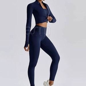 Fashion Style Sportswear Women 3 Piece <b>Yoga</b> <b>Set</b> Wholesale Women 3 Piece <b>Yoga</b> <b>Set</b> Made In Pakistan Women 3 Piece <b>Yoga</b> <b>Set</b> - Product Image 6