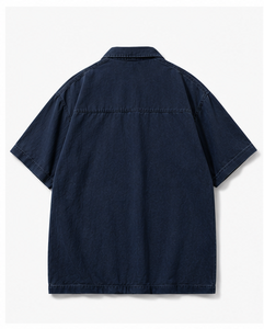 Chemise de travail pour homme de haute qualité à manches courtes, coupe classique - Product Image 2