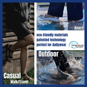 Nuevos diseños Arco Soporte Respetuoso con el medio ambiente Gancho y lazo Correas de tobillo Diapositivas planas Calzado Sandalias Ph06 - Product Image 3