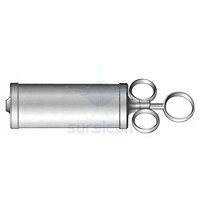 Seringue auriculaire Pomeroy 100 cc pour irrigation auriculaire, examen ORL professionnel, procédures de soins auriculaires, utilisation comme instrument chirurgical