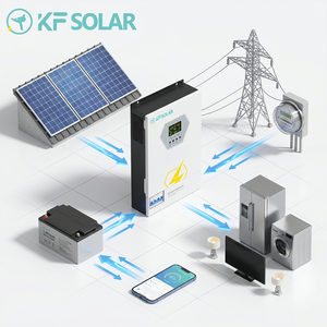 KFSOLAR Sistema Solare Ibrido Completo con <span class=keywords><strong>Inverter</strong></span> da 6,2 kW Tutto in Uno <span class=keywords><strong>Inverter</strong></span> Solare <span class=keywords><strong>Inverter</strong></span> a Energia Solare - Product Image 6