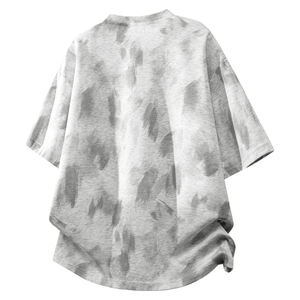 Camiseta de Tenis Personalizada para Hombre, Lavada con Ácido, Transpirable, Ligera, Cómoda, Anti-Rozaduras, de Malla de Poliéster - Product Image 3