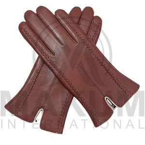 Premium Quality and Design Fashion Real Leather Dressing Gloves Full Finger Gloves From Pakistan Outdoor - Product Image 2