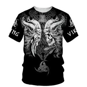 Men's T-shirts Heavy Weight Cotton 3D Puff Printing <b>Foam</b> Printing Homme Mutil Color OversizeTee Tshirt - Product Image 1