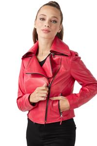 Chaqueta de Cuero Genuino para Mujer, Invierno, Manga Larga, Transpirable, Cuello Camisero, Alta Calidad - Product Image 6