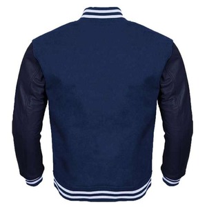 High Quality Custom Made Men's Varsity <b>Jacket</b> Stand Collar Embroidered Baseball Design for <b>Winter</b> Season Price - Product Image 6