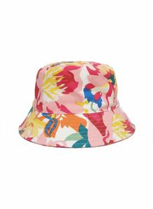 Sombrero de Pescador de Piel Sintética con Decoración de Lazo Bordado a Mano en Azul con Bloques de Color de Inspiración Vintage, Personalizado, Unisex, Talla Única, para Exteriores - Product Image 4