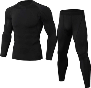 Vêtements de yoga et de fitness personnalisés en gros, collants de compression de course personnalisés pour hommes, ensembles de sport et de gym pour l'entraînement et la course, tenues de sport. - Product Image 4
