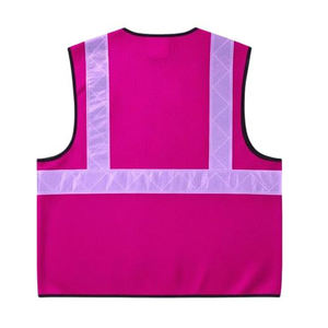 Chaleco de Seguridad Transpirable de Malla, Alta Visibilidad, Reflectante, Certificado ANSI, Cierre Frontal con Cremallera, Correas Laterales Ajustables - Product Image 2