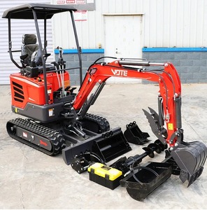 Miniexcavadora HT12, perfecta para movimiento de tierras, excavación de cimientos, trabajos de jardinería. Miniexcavadora compacta HT12 con motor duradero. - Product Image 2