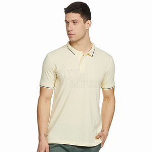 Vente en gros OEM 2024 hommes à séchage rapide en coton à manches courtes pour T-shirts polo Logo personnalisé solide Design de marque pour les occasions de fitness - Product Image 2