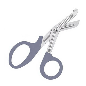 Ciseaux de traumatologie pour infirmières, set d'instruments de 5,5 pouces, gris, en acier inoxydable de qualité allemande, pour premiers secours médicaux d'urgence - Product Image 4