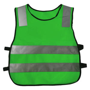 PLAYER'S POINT High Visibility Breathable Waterproof Windproof Safety <b>Vest</b> Reflective Stripes Zipper Closure Unisex Workwear - Product Image 2