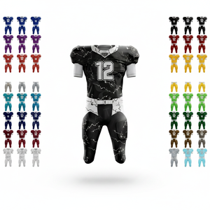 New Arrival Trendy Protective Team Name Number Football Uniform Jersey Pants Sports Set Professional Teamwear For Athletic Kit - Product Image 1