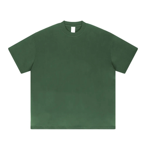 Camisetas Vintage de Algodón 100% con Logotipo Personalizado, Unisex, Talla Grande, 200 Gramos, Lisas, Lavadas al Ácido, Estilo Urbano para Hombre - Product Image 1