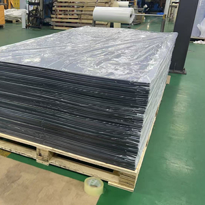 Hoja de tablero de PVC rígido negro mate de alto brillo de plástico de 1220x2440mm para álbum de fotos - Product Image 3