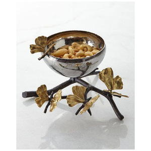 Bol de service jetable en aluminium poli décoratif, résistant à la chaleur, pour fruits secs, avec emballage cadeau, idéal pour les fêtes - Vente en gros - Product Image 2