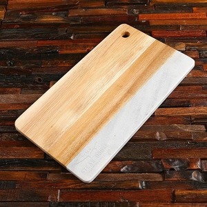 Planche à découper en marbre et bois pour fromage, disponible en différentes tailles, sur mesure et polie, pour la cuisine - Product Image 3