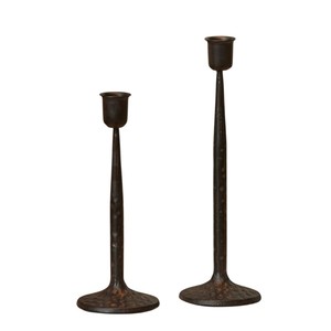 Handmade Iron Taper Candle Holders Set Modern Designer Black Metal <b>Candlestick</b> for Wedding Centerpiece Luxury Home Decor - Product Image 2