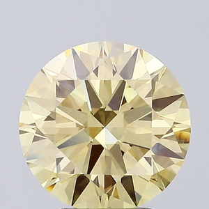 Magnifique diamant jaune rond de 5 carats, diamant fantaisie coloré brillant, diamant non monté pour un chef-d'œuvre de joaillerie de luxe sur mesure - Product Image 1