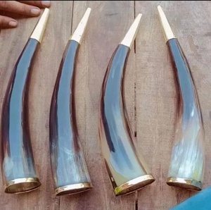 buffalo horn drinking horn hand made drinking horn eco friendly 100% natural <b>drinkware</b> <b>accessories</b> - Product Image 1
