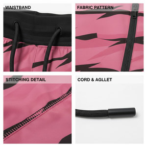 Hot Sale Double Deck 2 In 1 Quick Dry 100% Polyester Waterproof Breathable Gym Short <b>Tight</b> Training Running Short Men Camouflage - Product Image 5