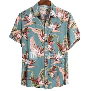 Chemise Aloha en coton et lin unisexe Tropical Summer Vacation - Product Image 5